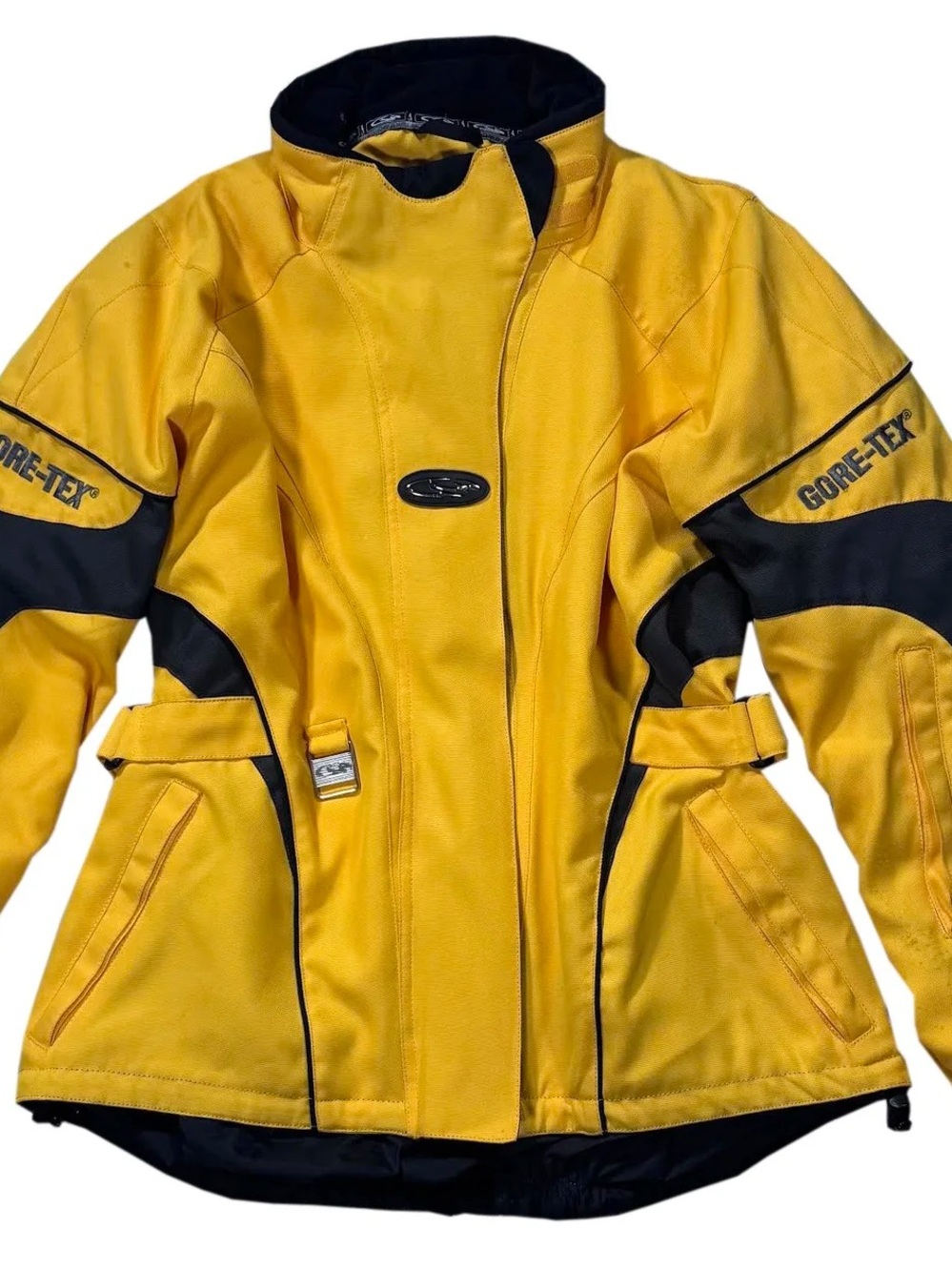 Women's Vintage Coldwave Gore-Tex Yellow Ski Jacket (Size Women's L)